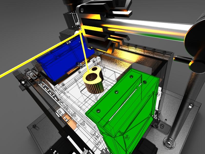 金属3Dプリンタの光学―機械システムの設計